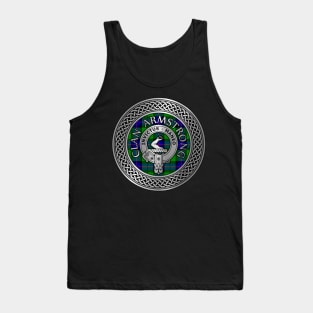 Clan Armstrong Crest & Tartan Knot Tank Top